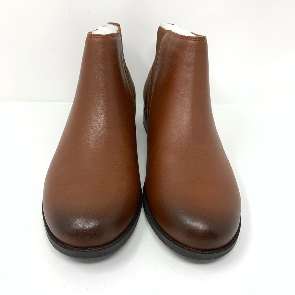 Vionic Womens Brown Leather Pull On Ankle Boots - Picture 2 of 6